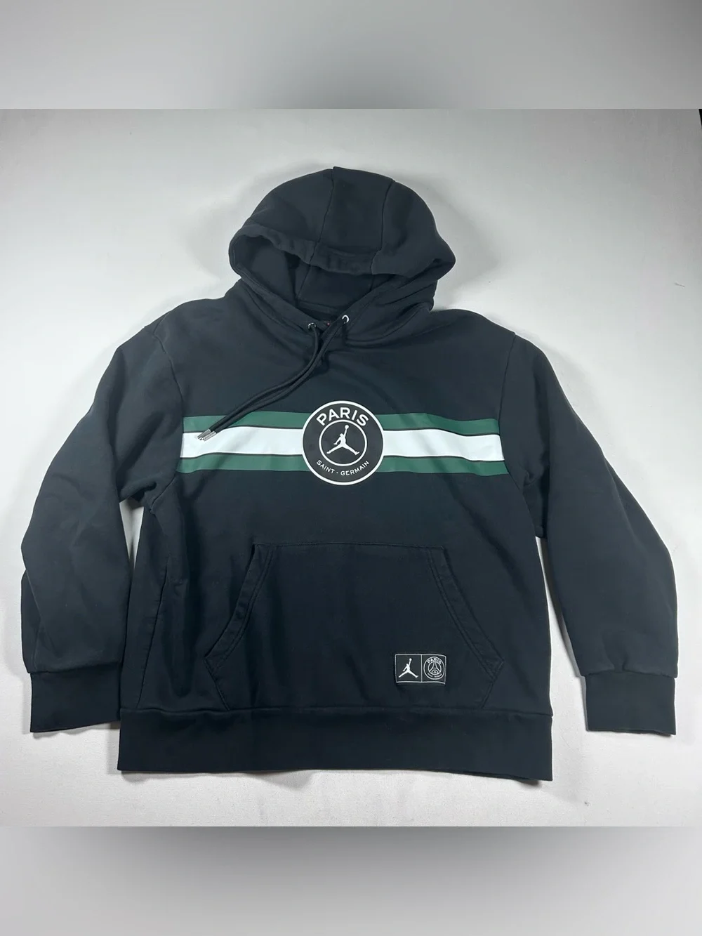 Jordan Paris Saint-Germain PSG Black Tracksuit Hoodie & Sweat Pants Men's Large